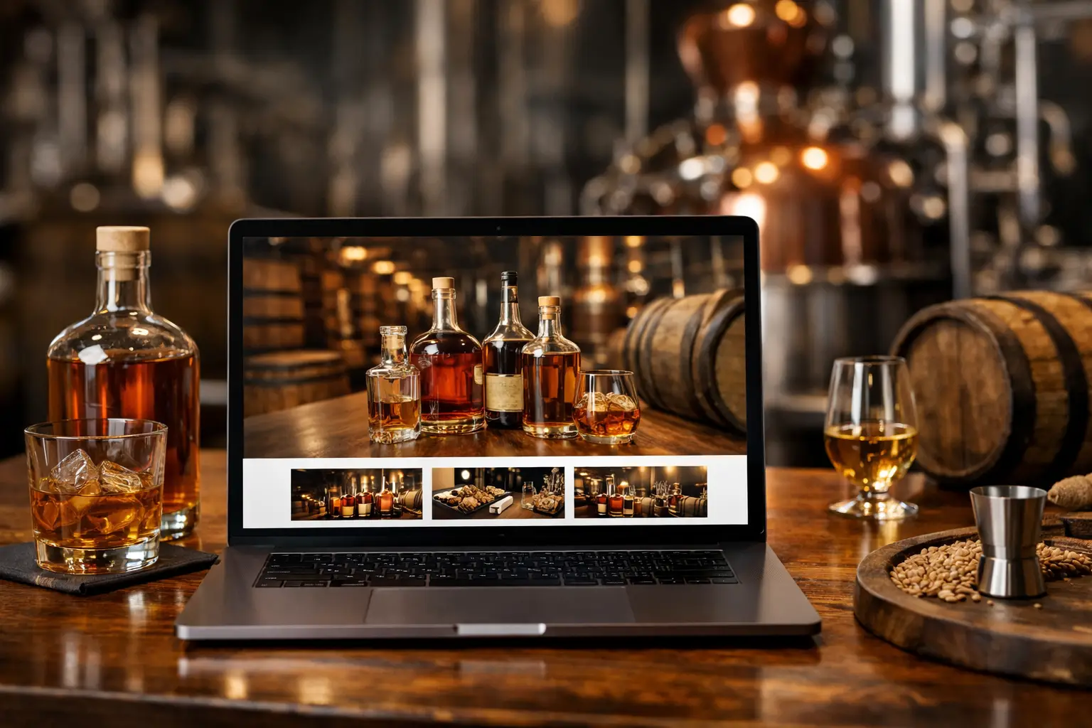 Best Website for a Distillery Business That Sells